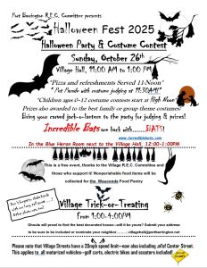 Halloween Fest!! @ VILLAGE HALL | Port Barrington | Illinois | United States
